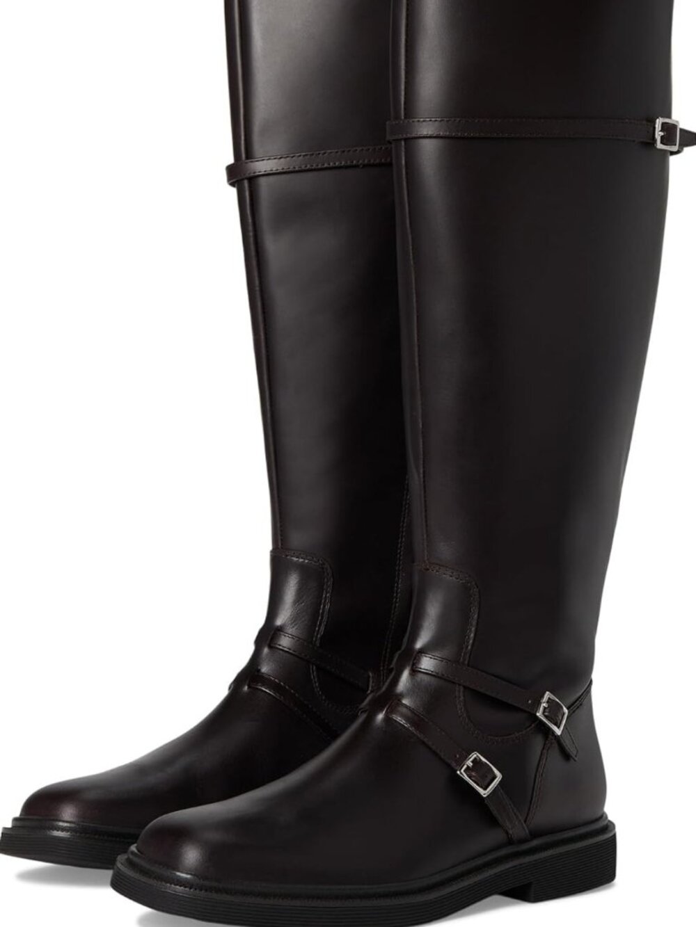 SARTO by Franco Sarto Ainsley Knee-High Riding Boots – Black Leather – Size 6 (B